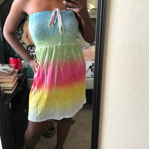 Shoreline Strapless Sundress
